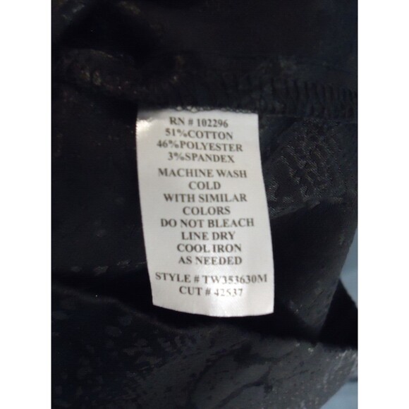 Connected Apparel Sheath Dress Neck Cutouts Embossed Size 6 Black - Picture 6 of 9